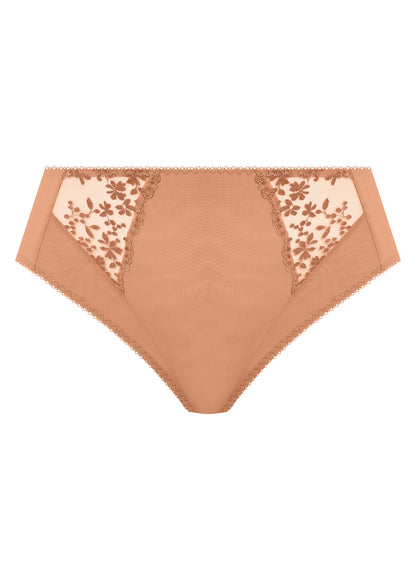 elomi Zarla Cafe Au Lait High Leg Brief