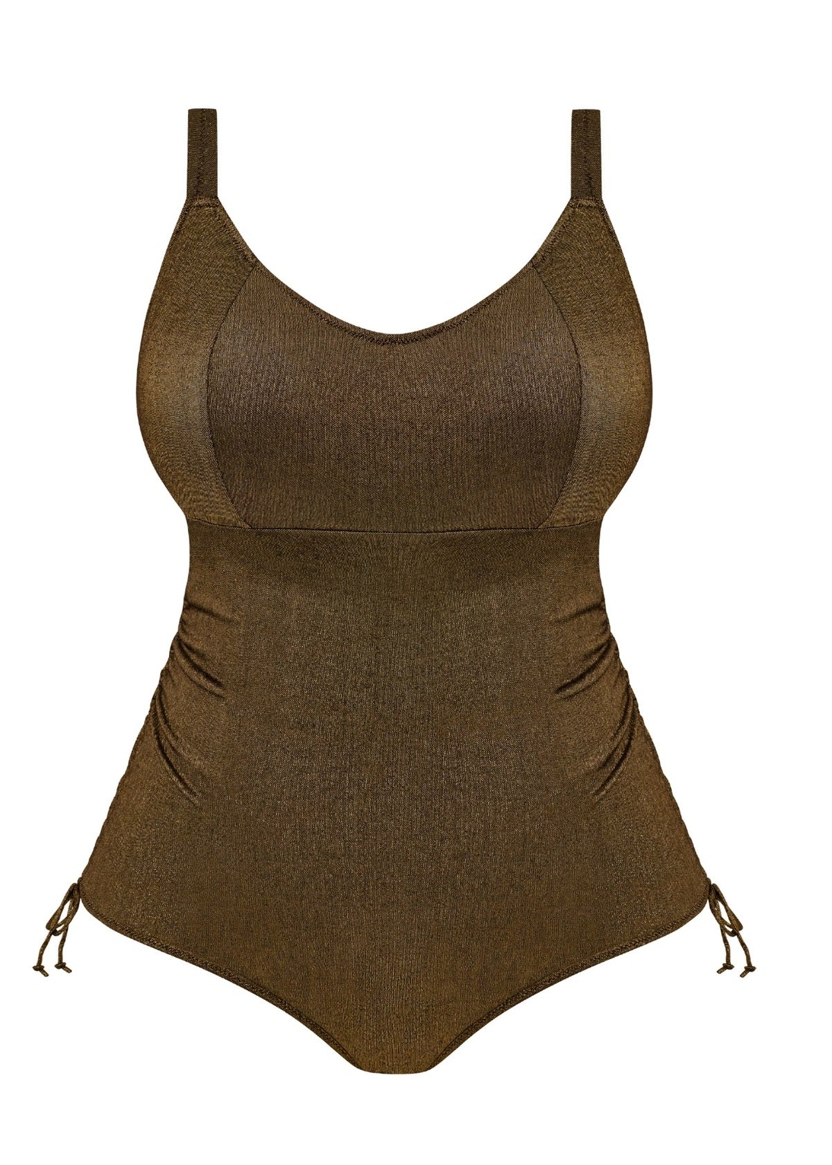 elomi Sunset Shimmer Gold Rush Non Wired Swimsuit