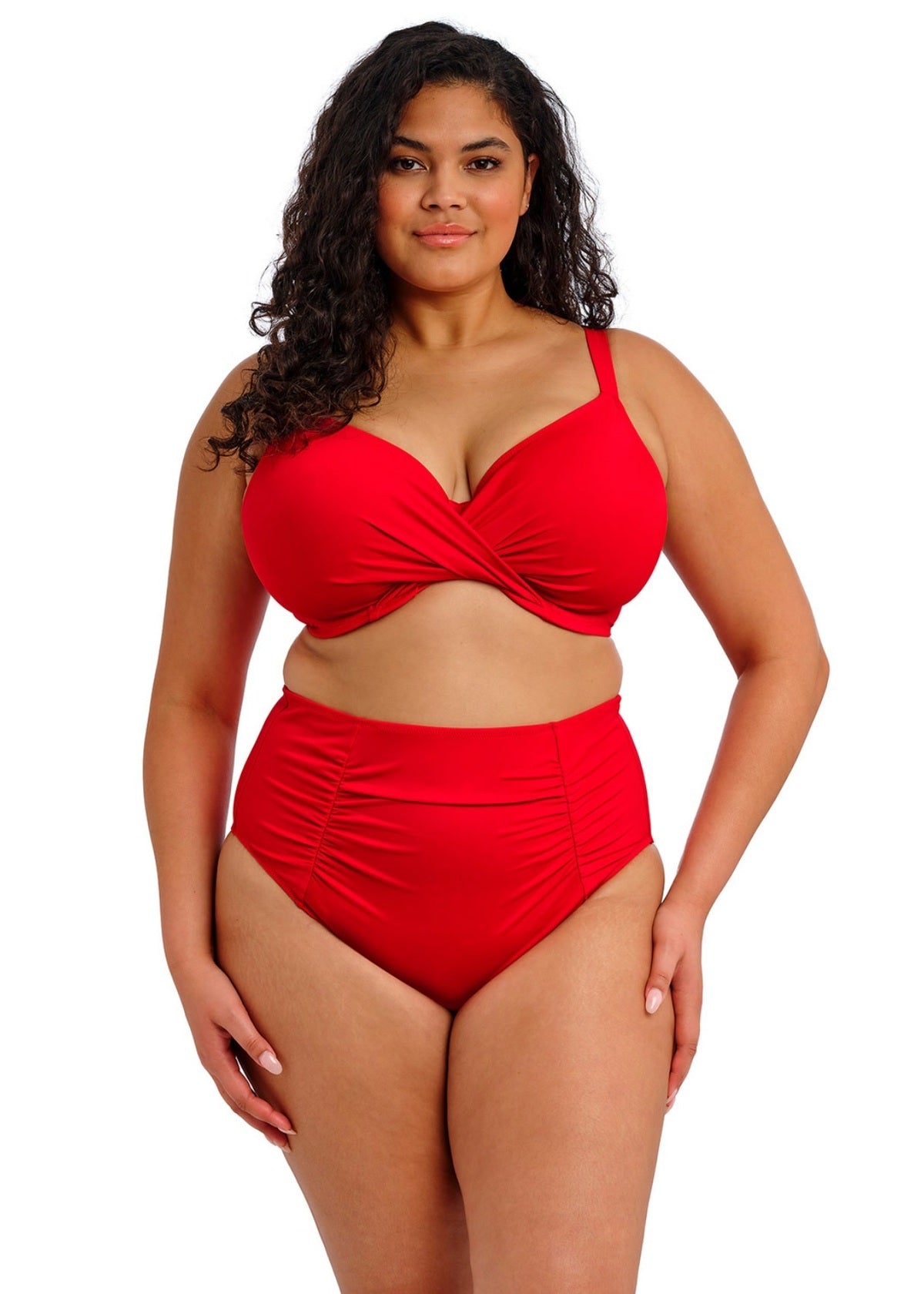 elomi Plain Sailing Lava Plunge Bikini Top