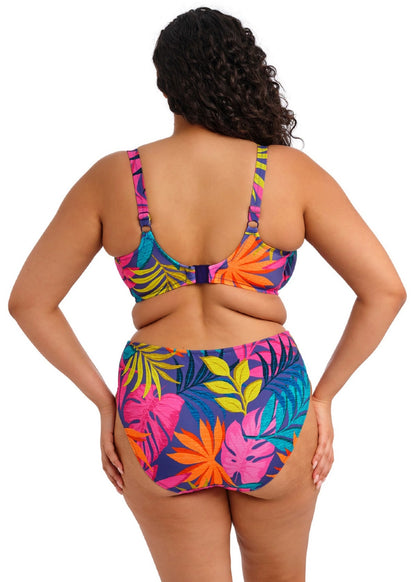 elomi Porto Rafti Indigo Plunge Bikini Top
