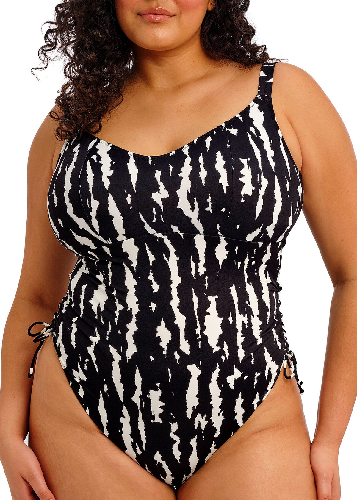 elomi Echo Shell Black Non Wired Swimsuit