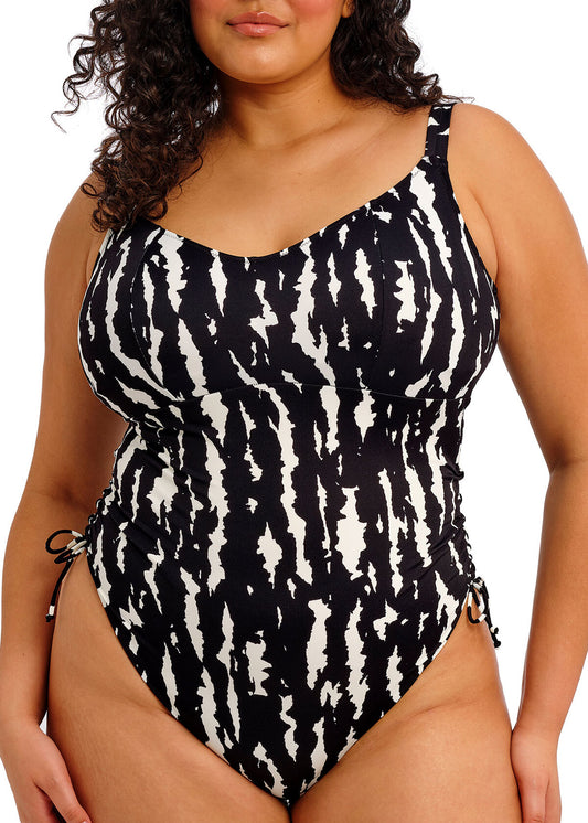 elomi Echo Shell Black Non Wired Swimsuit