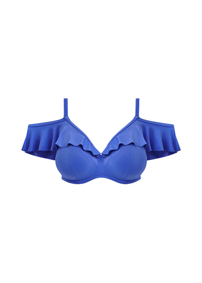 elomi Plain Sailing Azure Bardot Bikini Top