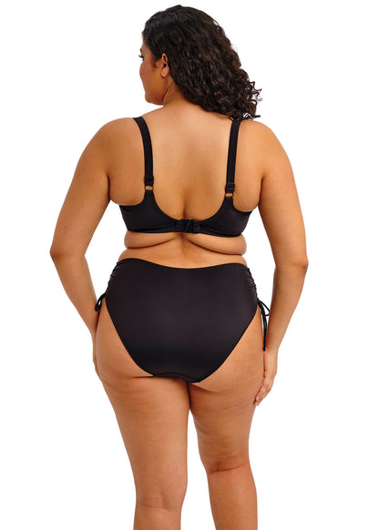 elomi Plain Sailing Black Plunge Bikini Top