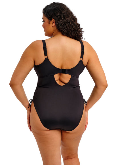 elomi Plain Sailing Black Non Wired Swimsuit