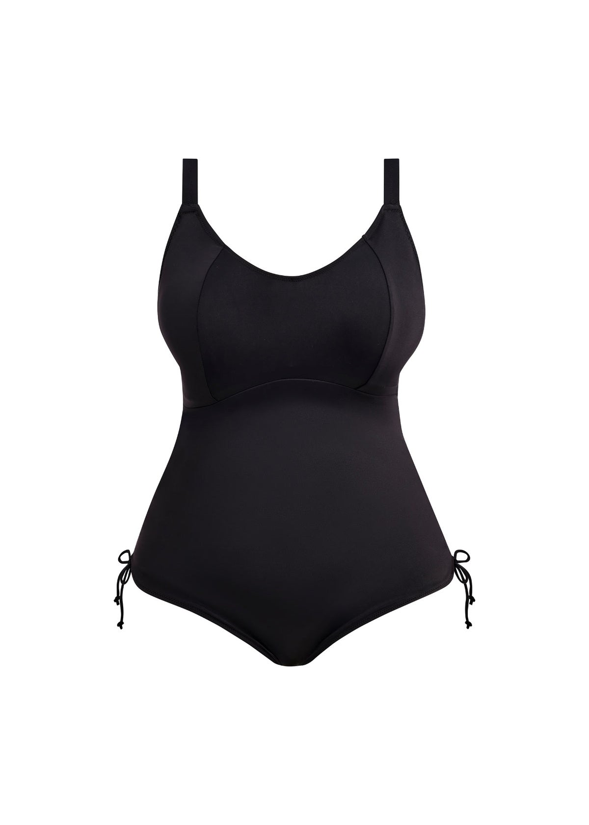 elomi Plain Sailing Black Non Wired Swimsuit