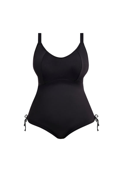 elomi Plain Sailing Black Non Wired Swimsuit