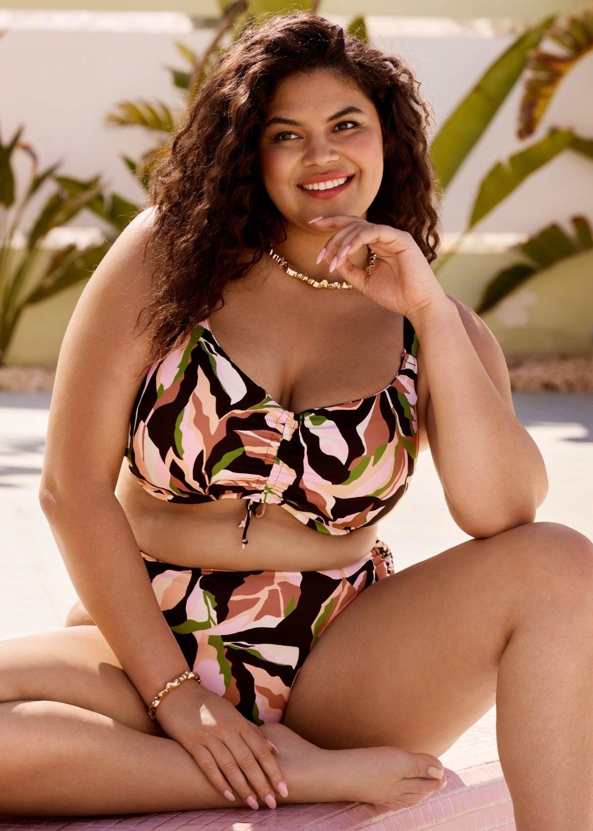 elomi Ocean Avenue Multi Crop Bikini Top