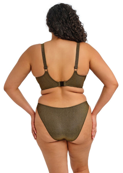 elomi Sunset Shimmer Gold Rush High Leg Bikini Brief