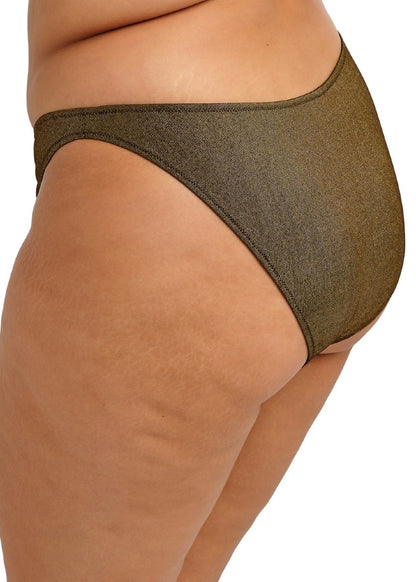 elomi Sunset Shimmer Gold Rush High Leg Bikini Brief
