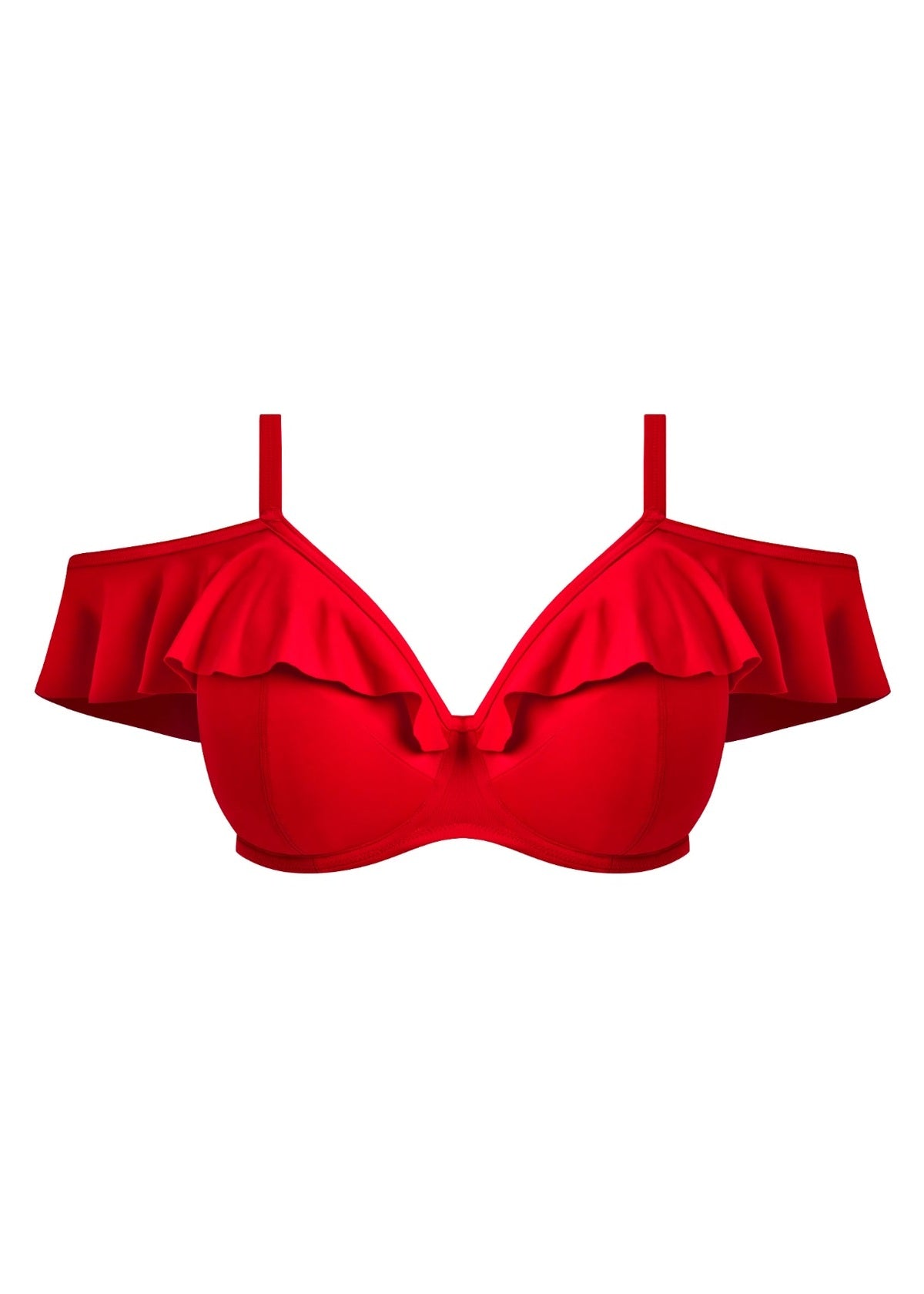 elomi Plain Sailing Lava Bardot Bikini Top