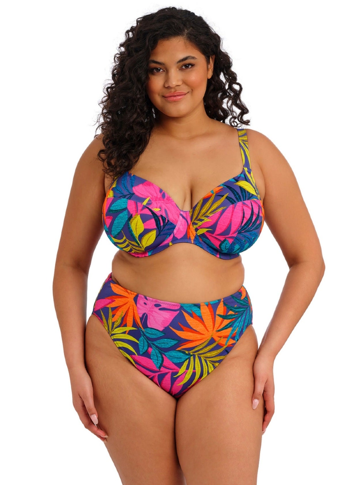 elomi Porto Rafti Indigo Mid Rise Bikini Brief