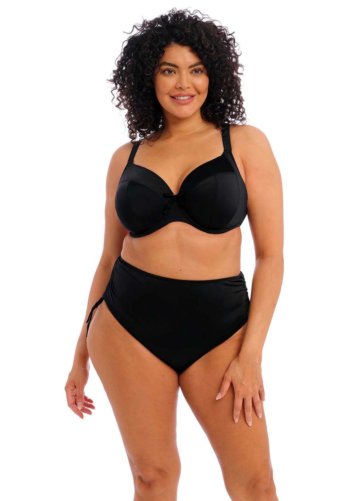 elomi Plain Sailing Black Adjustable Bikini Brief