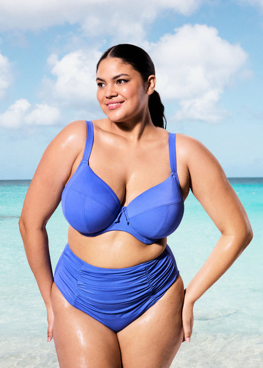 elomi Plain Sailing Azure Full Bikini Brief