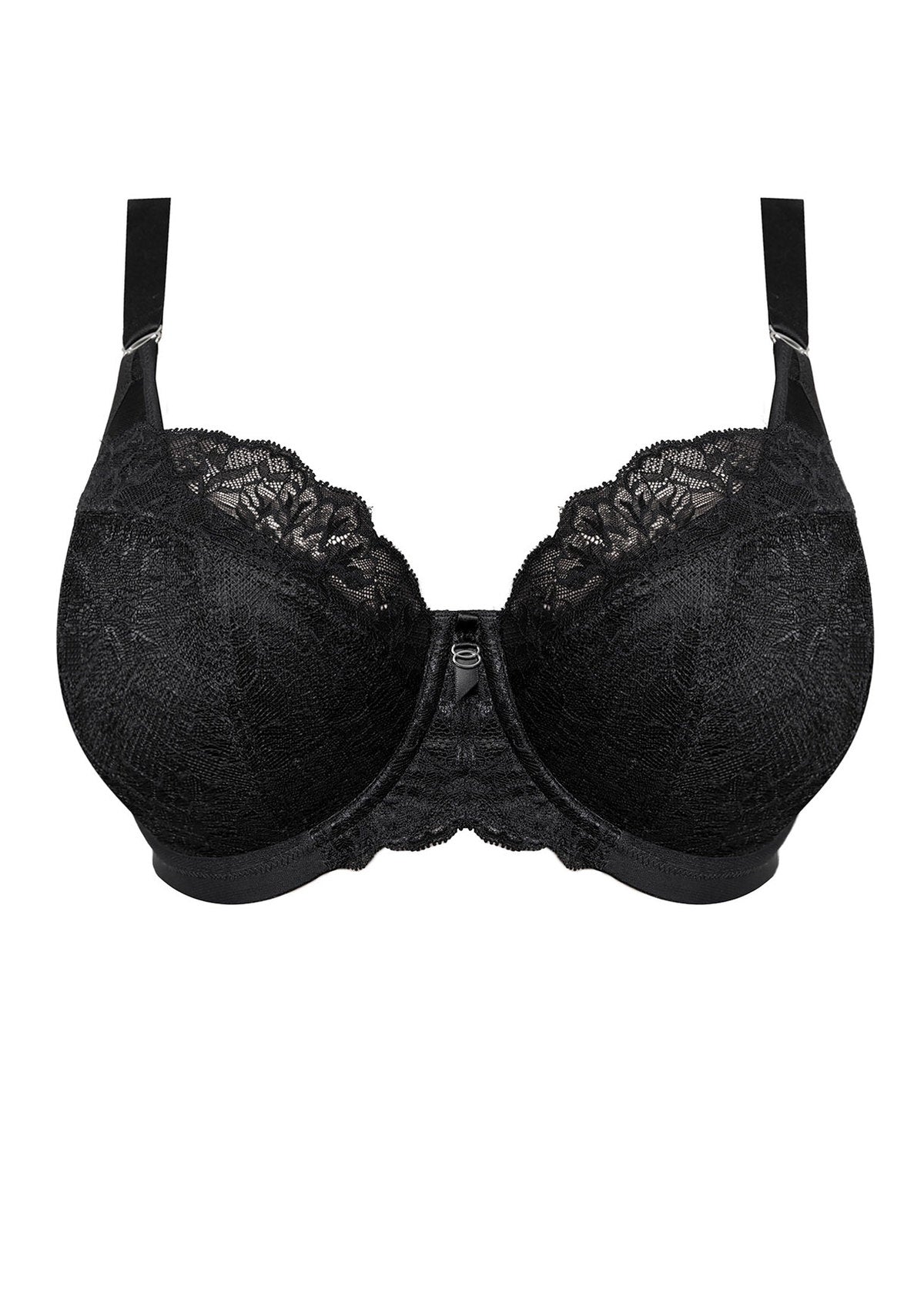 elomi Brianna Black Padded Half Cup Bra