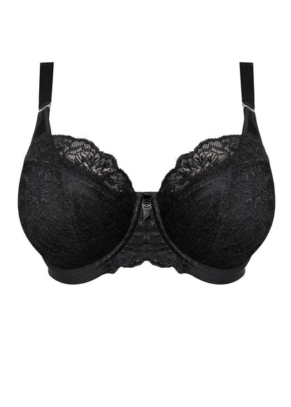 elomi Brianna Black Padded Half Cup Bra