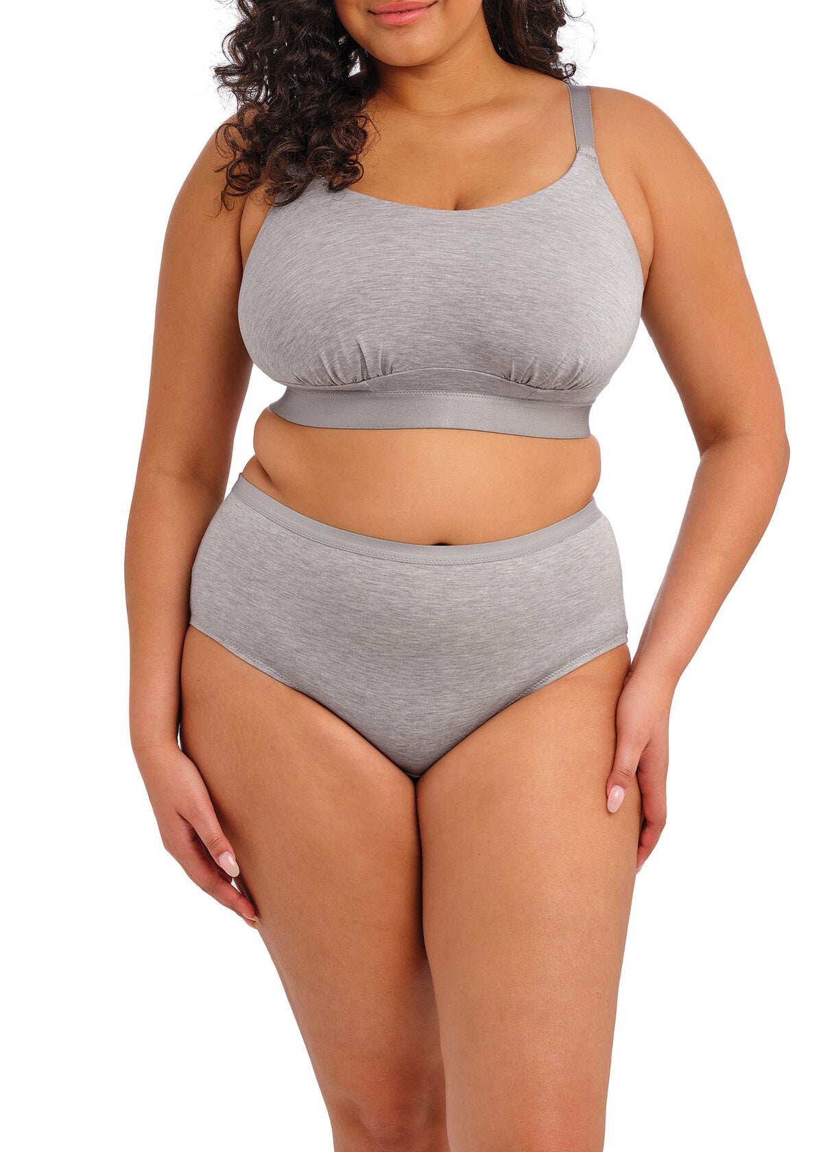 elomi Downtime Grey Marl Short