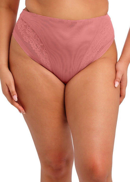 elomi Nerina Dusty Rose High Leg Brief