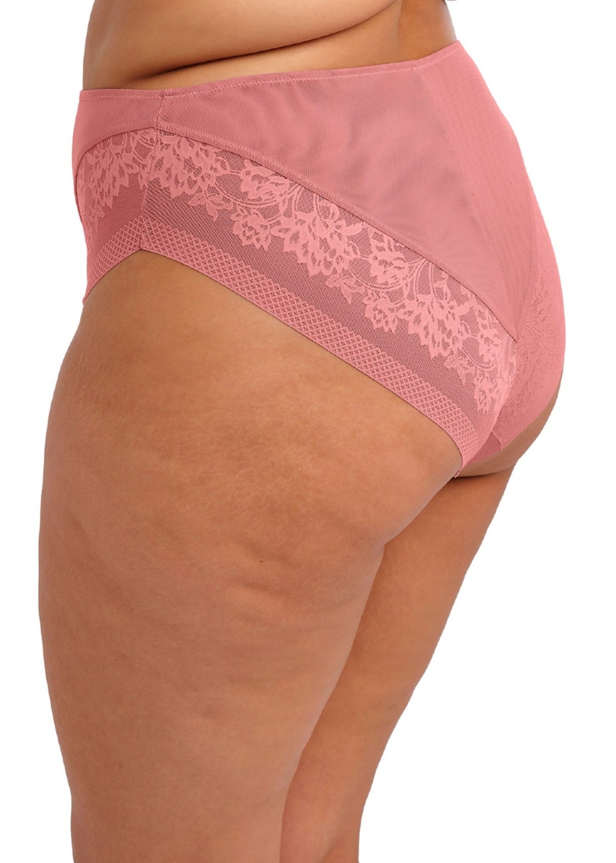 elomi Nerina Dusty Rose High Leg Brief